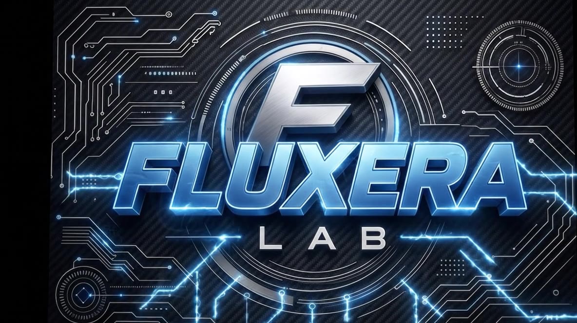 Fluxera 5.0 showcase animation